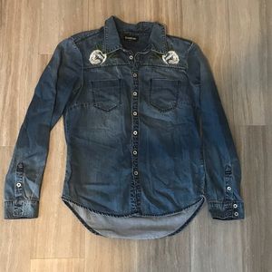Bebe denim shirt